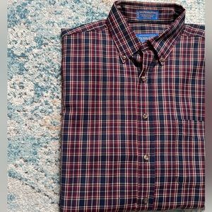 [Pendleton] Sir Pendleton 100% Pure Virgin Wool Plaid Button Down- Large Long